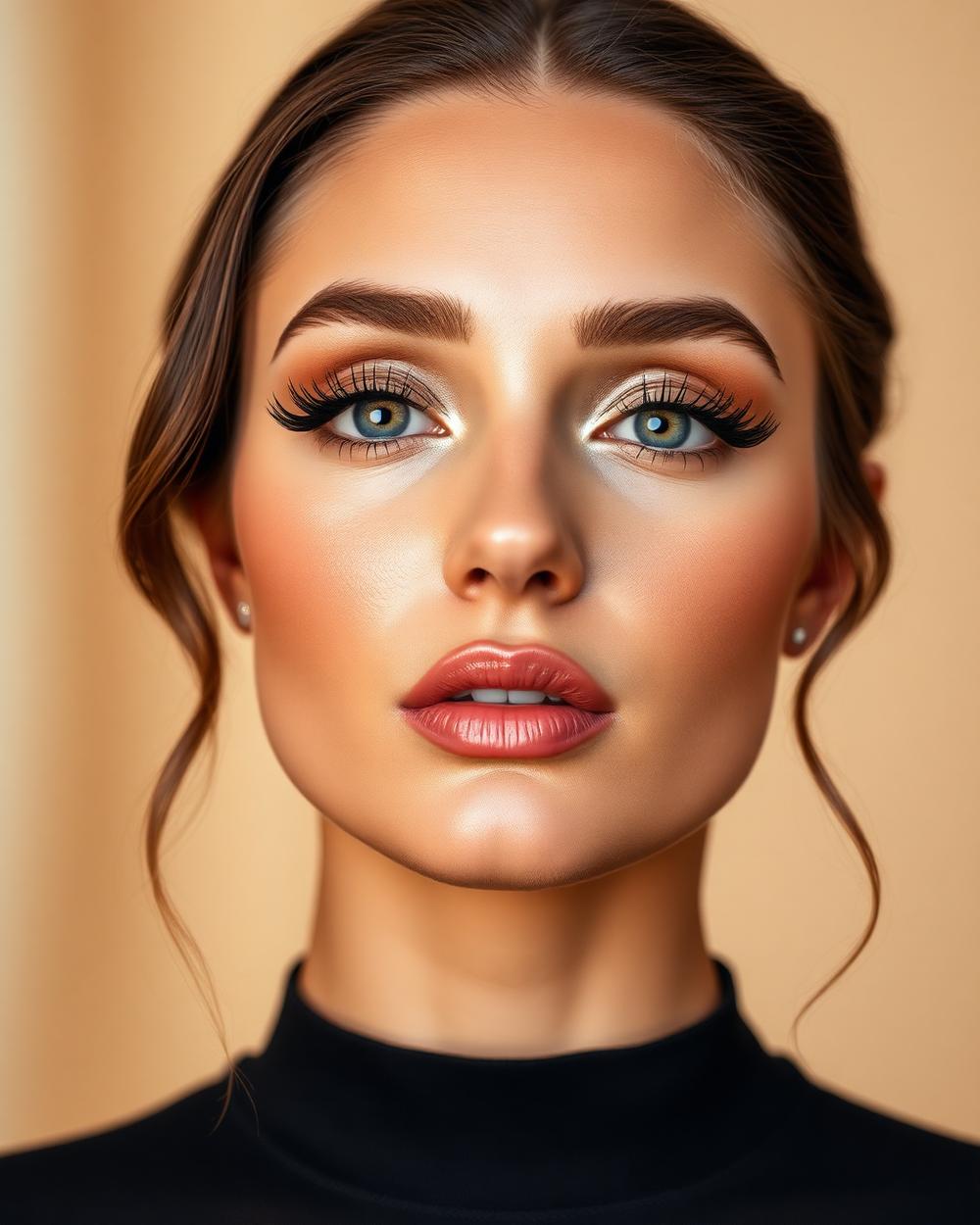 Finished full-face lash look on a Bound by Beauty client