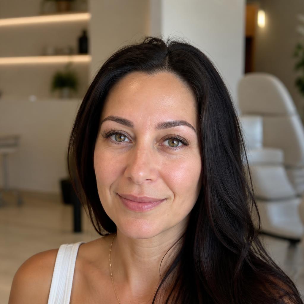 Finished full-face lash look on a Bound by Beauty client